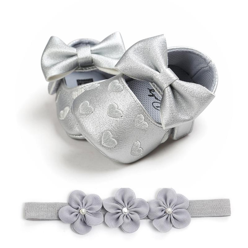 Baby Girls Shoes Headband Set Cute Heart Princess Soft Breathable Dress Shoes PU Leather Flower Hairband for Infant Newborn, Black
Baby Girls Shoes Headband Set Cute Heart Princess Soft Breathable Dress Shoes PU Leather Flower Hairband for Infant Newborn, Black