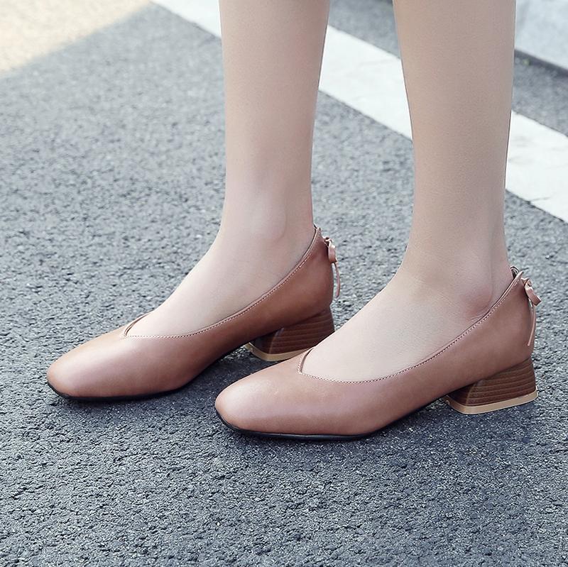 Plus Size 34-46 Arrive Women Pumps High-quality Soft Leather Square Toe Fashion Single Shoes Spring Autumn Elegant Pumps Shoes, Beige
Plus Size 34-46 Arrive Women Pumps High-quality Soft Leather Square Toe Fashion Single Shoes Spring Autumn Elegant Pumps Shoes, Beige