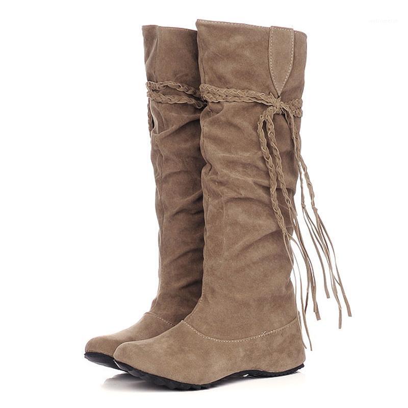 Tassel PU Leather Suede Womens Shoes Over The Knee High Boots Internal Height Increase K21, Beige
Tassel PU Leather Suede Womens Shoes Over The Knee High Boots Internal Height Increase K21, Beige