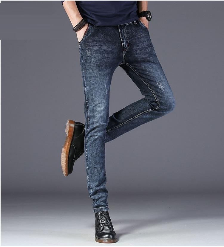 Batmo new arrival high quality casual slim elastic jeans men men's pencil pants skinny jeans men Z002 201123