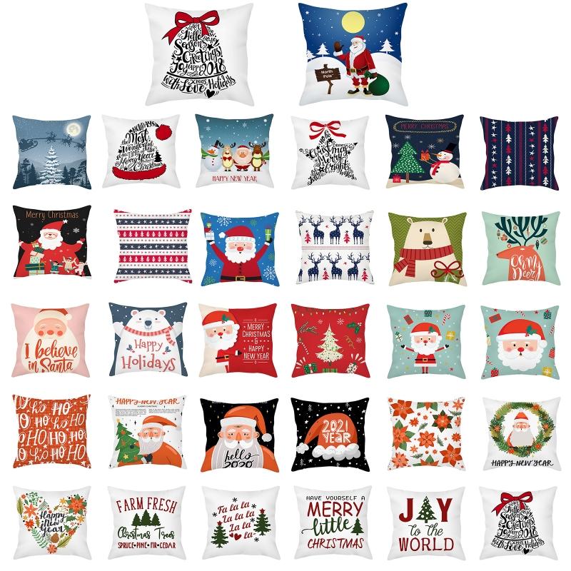 45x45cm Christmas Cartoon Santa Claus Letters Print Throw Pillow Case Decorative Linen Cushion Cover for Xmas Party, Like pic
45x45cm Christmas Cartoon Santa Claus Letters Print Throw Pillow Case Decorative Linen Cushion Cover for Xmas Party, Like pic