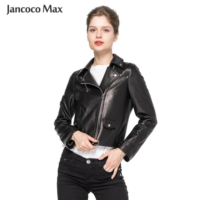New Arrival Genuine Leather Jackets Slim Women Sheepskin Coat Long Sleeve Fashion Short Outerwear Black S9028
New Arrival Genuine Leather Jackets Slim Women Sheepskin Coat Long Sleeve Fashion Short Outerwear Black S9028
