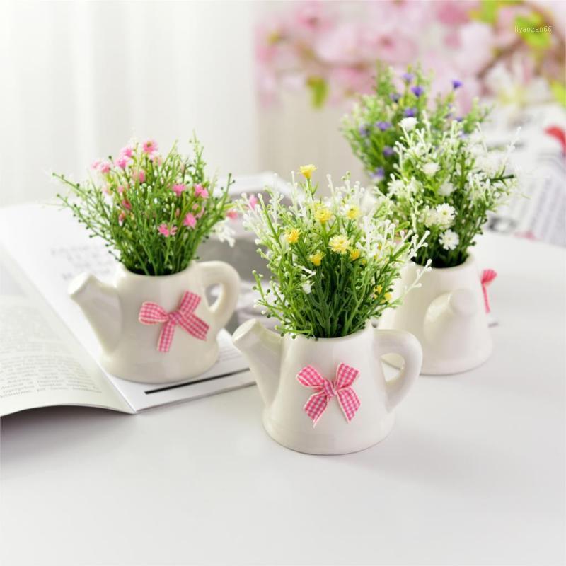 Artificial Flowers Gypsophila Paniculat+Ceramic Vase Fake Flowers Mini Bonsai Wedding Supplies Garden Decoration Farmhouse Decor1, Orange
Artificial Flowers Gypsophila Paniculat+Ceramic Vase Fake Flowers Mini Bonsai Wedding Supplies Garden Decoration Farmhouse Decor1, Orange