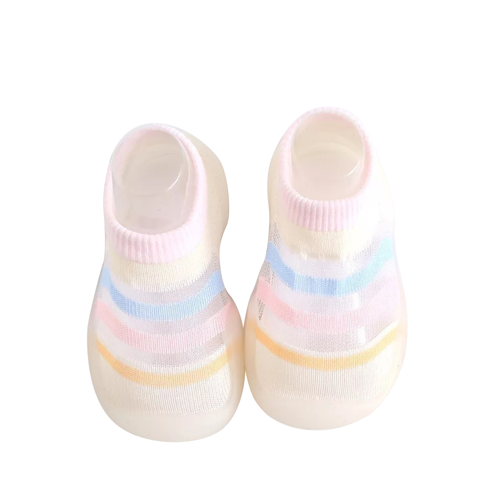 Toddler baby rubber sole shoes, breathable hollow mesh socks forerunner shoes, comfortable breathable shock absorption LJ201214