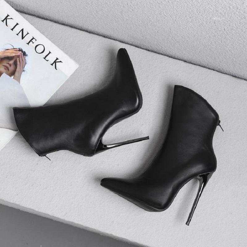 Sexy skinny pointed ankle boots 34-43 size ultra high heel ankle boots black hipster for ladies
Sexy skinny pointed ankle boots 34-43 size ultra high heel ankle boots black hipster for ladies