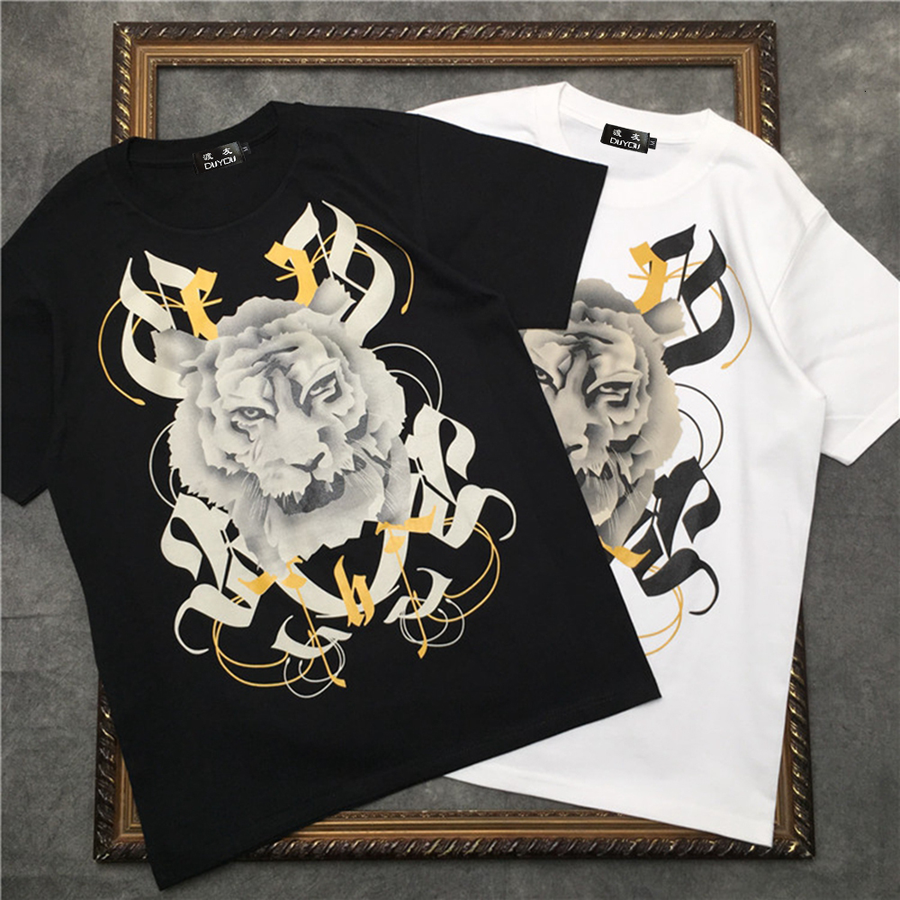 Men's Short-sleeved T-shirt Tiger Head Pattern Women Shirts|streetwear 2191001609 Vi5d, White
Men's Short-sleeved T-shirt Tiger Head Pattern Women Shirts|streetwear 2191001609 Vi5d, White