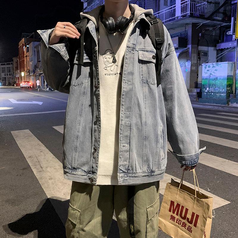 Winter 2020 New Men' Denim Print Detachable Cotton Clip Down Coat Casual Loose Fashion Thick Jacket Size Up -5XL, Black
Winter 2020 New Men' Denim Print Detachable Cotton Clip Down Coat Casual Loose Fashion Thick Jacket Size Up -5XL, Black