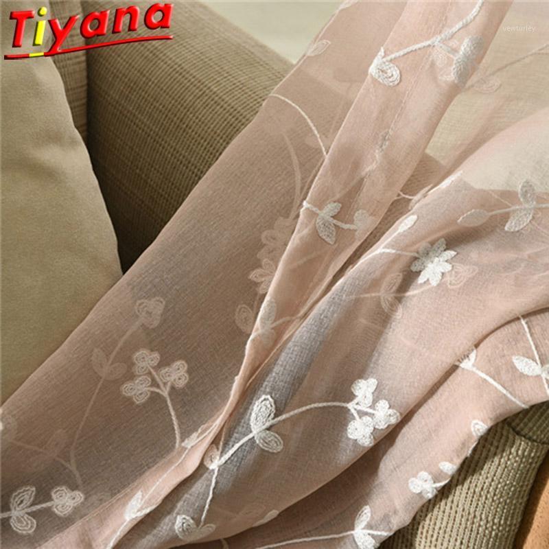 White Leaves Embroidery Tulle Curtains for Living Room Light Pink Yarn Window Drapes for Kitchen Balcony X-HM383#301
White Leaves Embroidery Tulle Curtains for Living Room Light Pink Yarn Window Drapes for Kitchen Balcony X-HM383#301