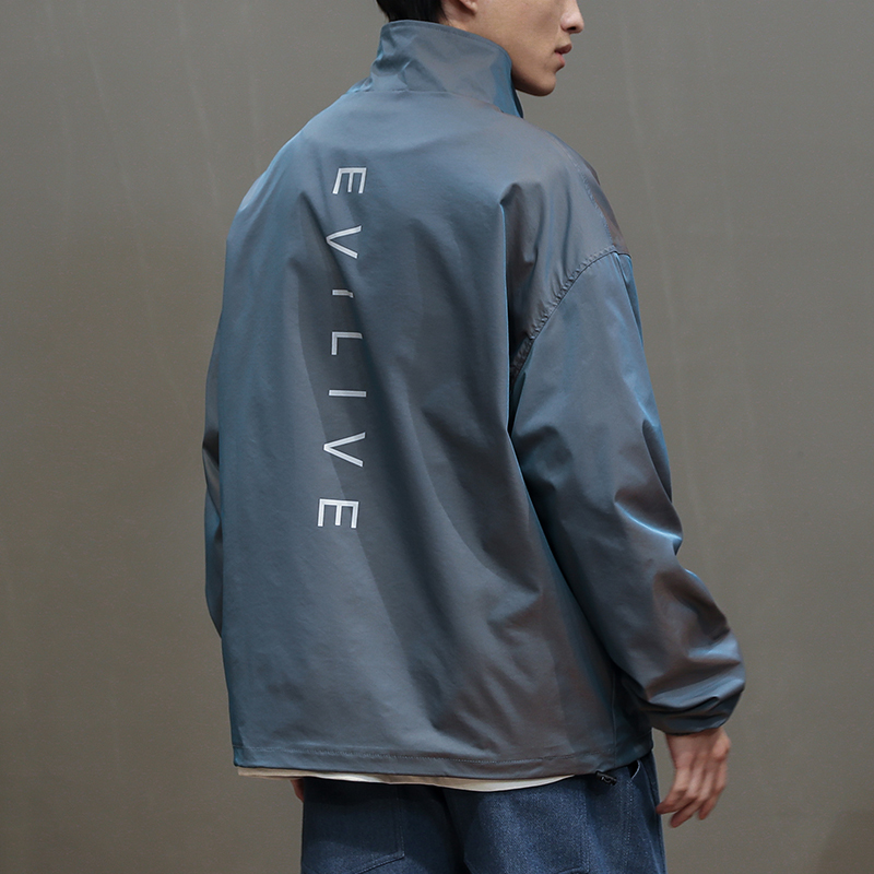 The spring of the gradient coat male han edition loose tooling handsome personality 201118