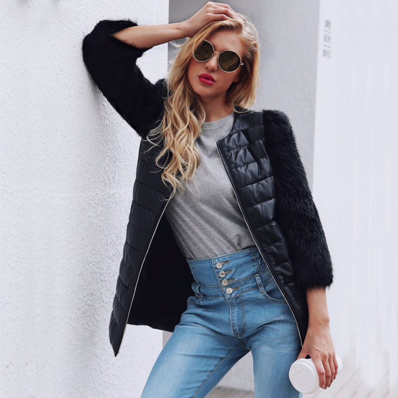 Winter Jacket Women Fashion Vintage Down Coat Female Cheap Long Slim Solid Color Female Jackets Zip Fur Collar Women Down Jacket 201019