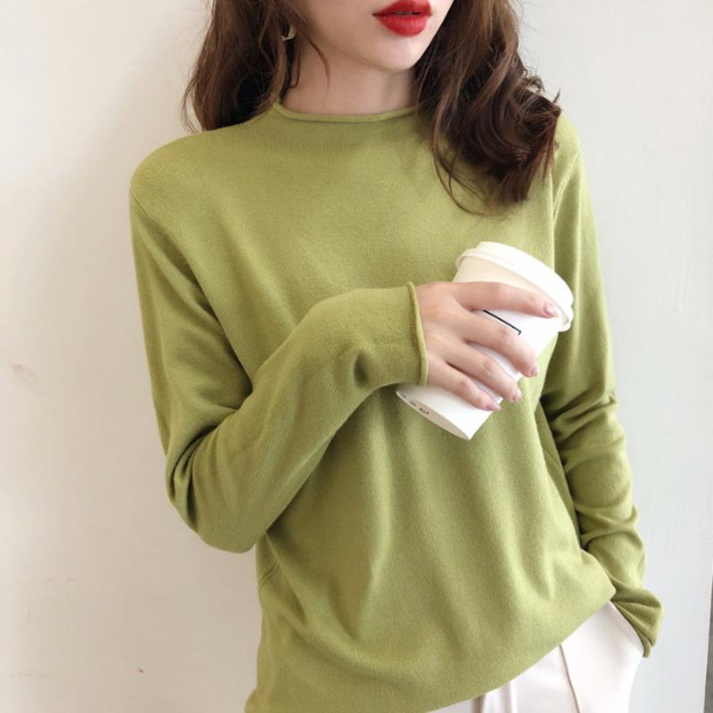 Casual Autumn And Winter Round-neck Solid Color Long Sleeve Pullover Sweater Warm Comfortable Femme Ez*, Black
Casual Autumn And Winter Round-neck Solid Color Long Sleeve Pullover Sweater Warm Comfortable Femme Ez*, Black