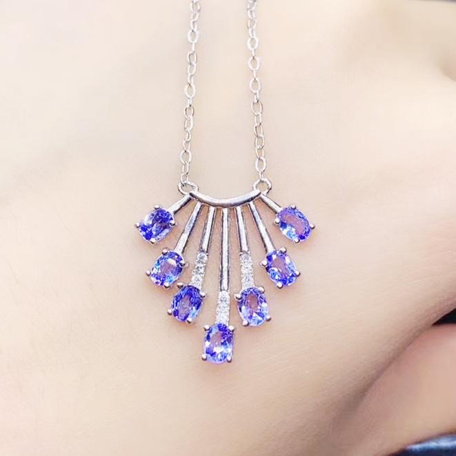Lockets Natural Real Sapphire Or Tanzanite Necklace With Pendant Per Jewelry 0.35ct*7pcs Gemstone 925 Sterling Silver J2112710
Lockets Natural Real Sapphire Or Tanzanite Necklace With Pendant Per Jewelry 0.35ct*7pcs Gemstone 925 Sterling Silver J2112710
