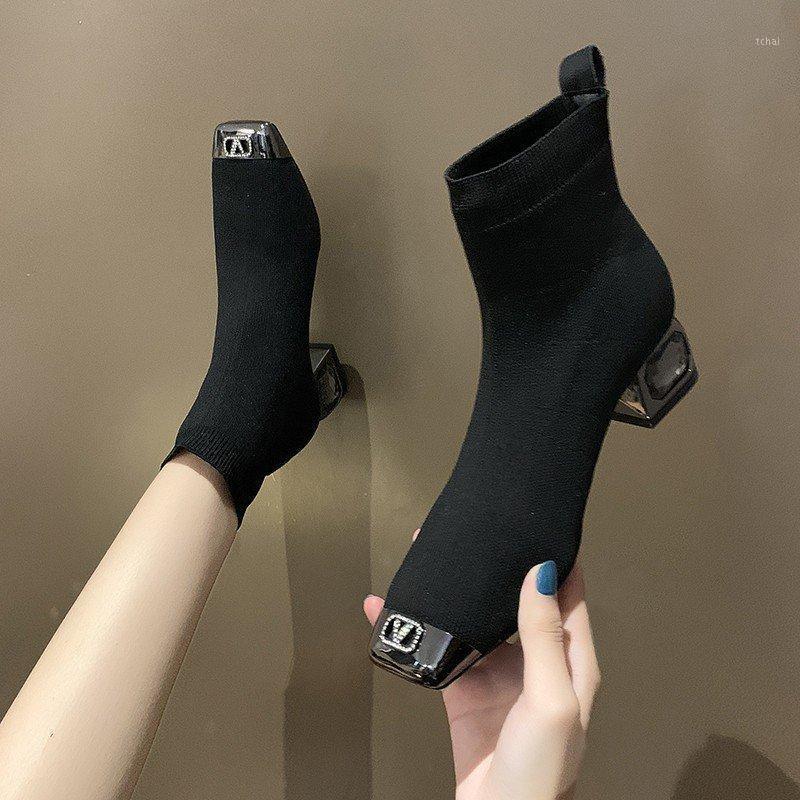 Hot Sale Sexy Sock Boots Knitting Stretch Boots High Heels for Women Fashion Shoes 2020 Spring Autumn Ankle Booties Female1, Black
Hot Sale Sexy Sock Boots Knitting Stretch Boots High Heels for Women Fashion Shoes 2020 Spring Autumn Ankle Booties Female1, Black