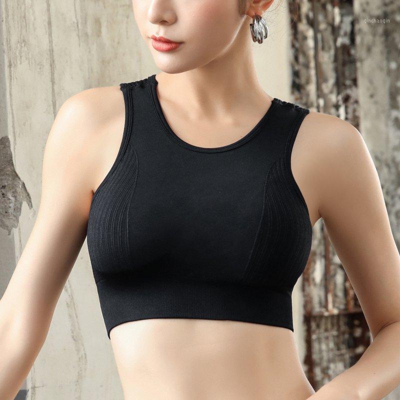 Rimless Sports Bra Solid Color Vest Style Breathable Hollow Beauty Back Shockproof for Yoga Running Newest1
Rimless Sports Bra Solid Color Vest Style Breathable Hollow Beauty Back Shockproof for Yoga Running Newest1