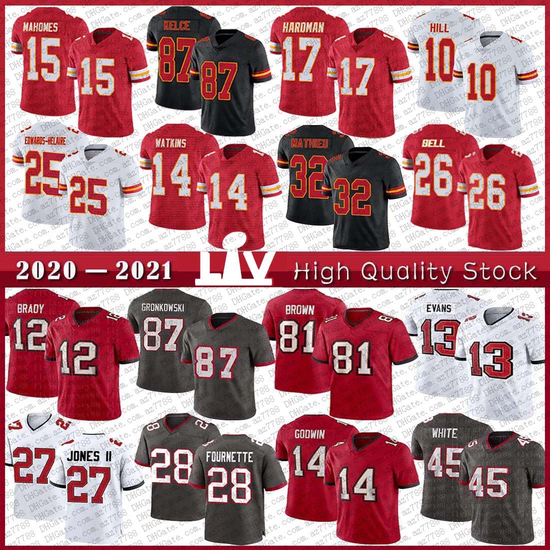 15 Patrick Mahomes 87 Travis Kelce 10 Tyreek Hill Tyrann Mathieu Football Jersey 12 Tom Brady 81 Antonio Brown 13 Mike Evans Rob Gronkowski, Shown
15 Patrick Mahomes 87 Travis Kelce 10 Tyreek Hill Tyrann Mathieu Football Jersey 12 Tom Brady 81 Antonio Brown 13 Mike Evans Rob Gronkowski, Shown