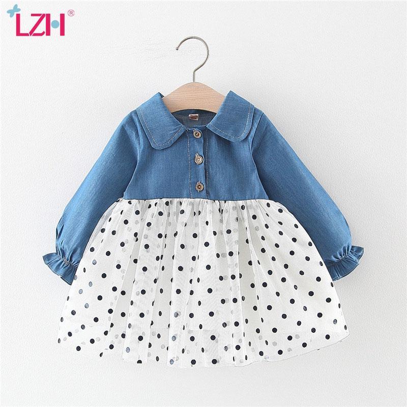 LZH 2020 Autumn Leisure Denim Polka Dot Mesh Skirt Dresses For Baby Girls Infant Clothes Long Sleeve Baby Dresses 0 1 2 3 Years1, White
LZH 2020 Autumn Leisure Denim Polka Dot Mesh Skirt Dresses For Baby Girls Infant Clothes Long Sleeve Baby Dresses 0 1 2 3 Years1, White