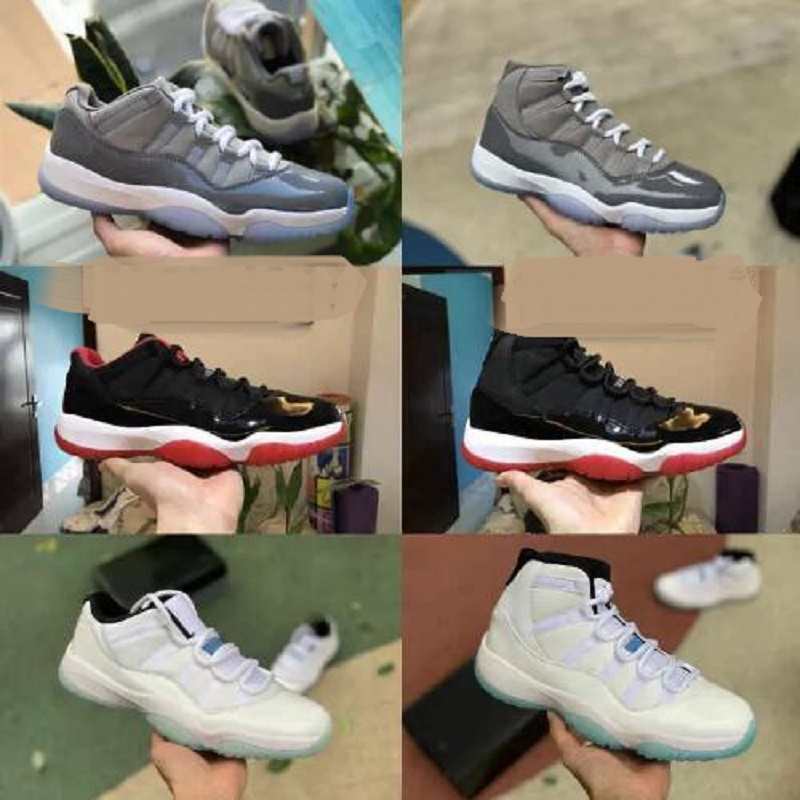 

Jumpman Jubilee Bred 11 11s High Basketball Shoes COOL GREY Legend Blue 25th Anniversary Space Jam Gamma Blue Easter Concord 45 Low Columbia Win Like Sneakers, # 13