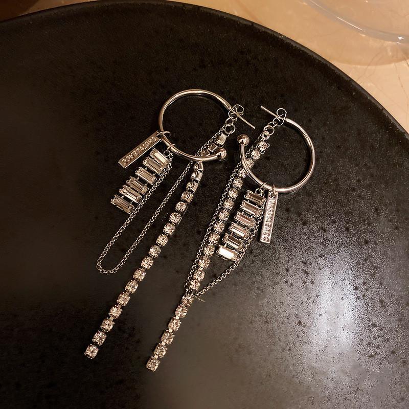 Dangle & Chandelier FYUAN Geometric Circle Drop Earrings For Women Long Tassel Crystal Party Jewelry Accessories
Dangle & Chandelier FYUAN Geometric Circle Drop Earrings For Women Long Tassel Crystal Party Jewelry Accessories