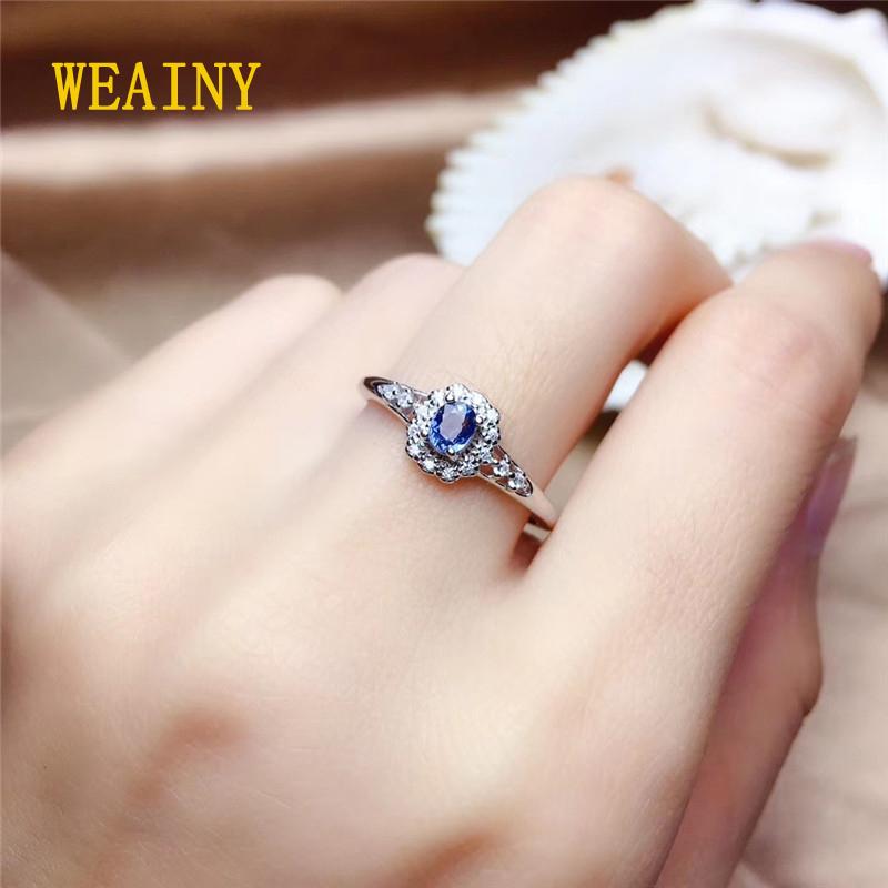 WEAINY Genuine Natural Sri Lanka Sapphire S925 Sterling Silver Ring Birthstone Ring Ladies Blue Gemstone Fashion, Golden;silver
WEAINY Genuine Natural Sri Lanka Sapphire S925 Sterling Silver Ring Birthstone Ring Ladies Blue Gemstone Fashion, Golden;silver