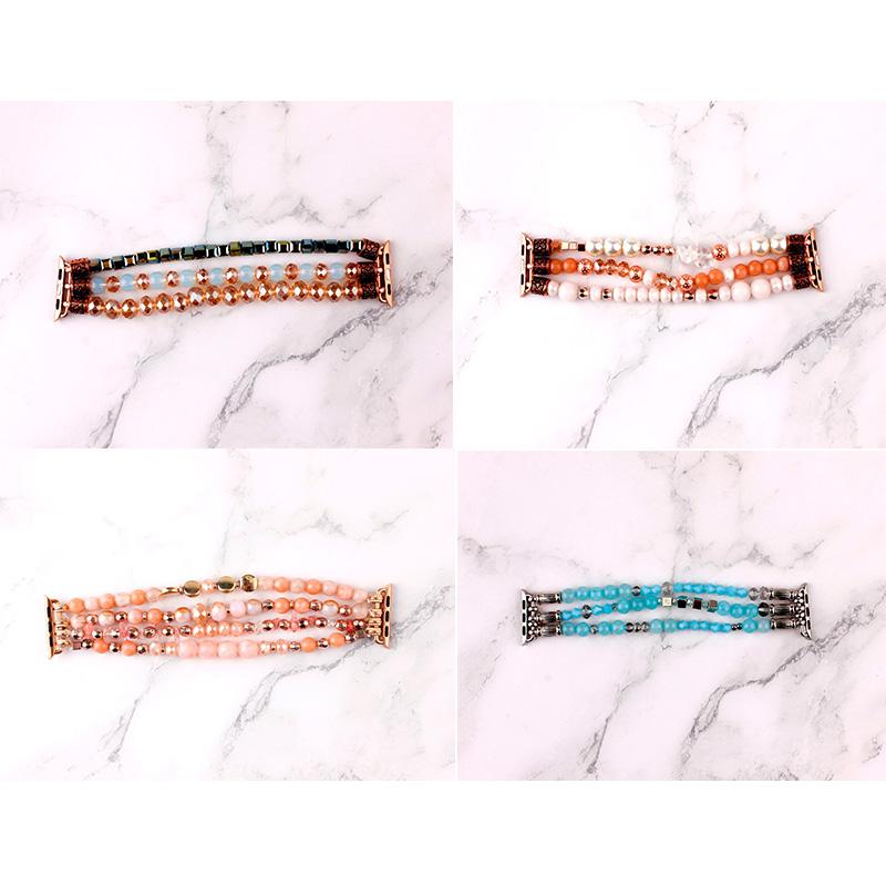 Charm Bracelets 38mm 42mm Elastic Strap Autumn Stones Semi-precious For Band Pearls Beads 4
Charm Bracelets 38mm 42mm Elastic Strap Autumn Stones Semi-precious For Band Pearls Beads 4