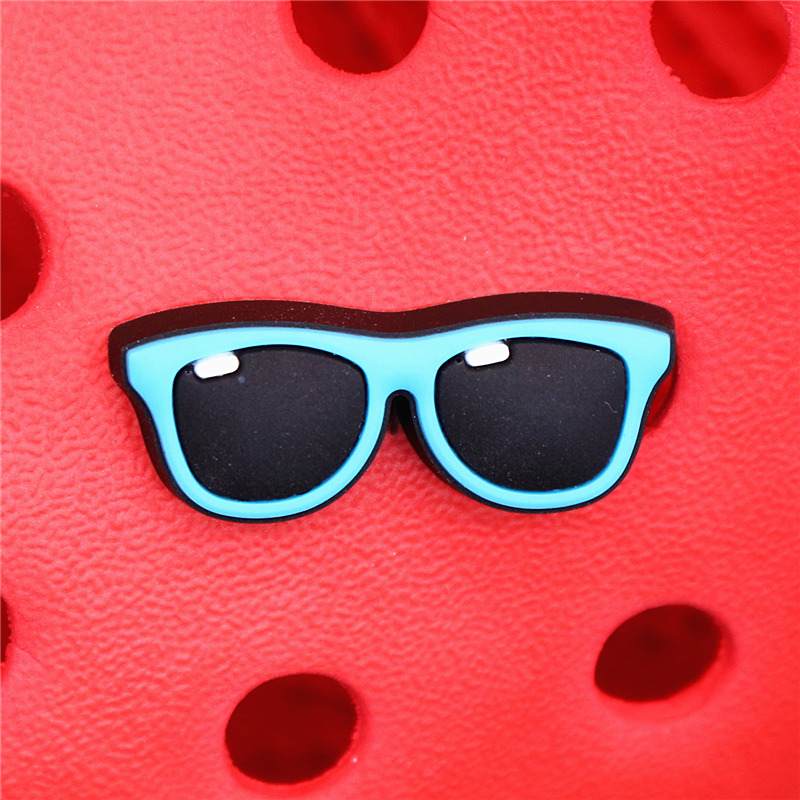 Original PVC Shoe Buckle Accessories Vacation Coconut Tree Cactu Shoes Decoration Charms Bracelets Kids Gifts