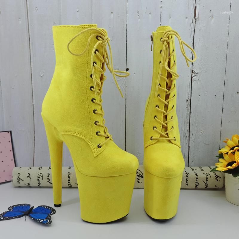 Leecabe Yellow Suede 20CM/8inches Pole dancing shoes High Heel platform1, Same as picture
Leecabe Yellow Suede 20CM/8inches Pole dancing shoes High Heel platform1, Same as picture