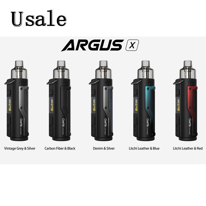VooPoo Argus X Mod Pod Kit with 4.5ML PnP Pod 80W Metal Leather Craft Design Vape Device 100% Original
VooPoo Argus X Mod Pod Kit with 4.5ML PnP Pod 80W Metal Leather Craft Design Vape Device 100% Original