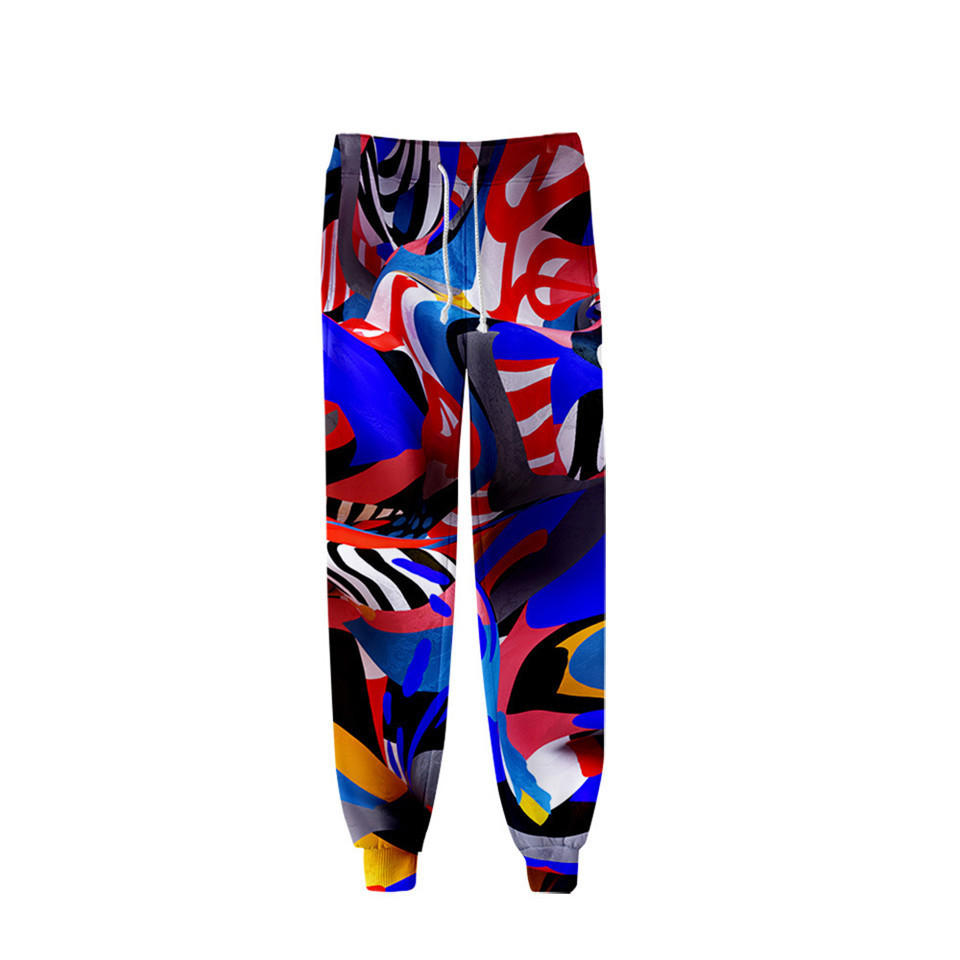 Tie Dye 3D Printed Sweatpants Fashion Harajuku Jogger Pants Colorful Psychedelic Track Pants Slim Streetwear Men/Women Trousers T200516