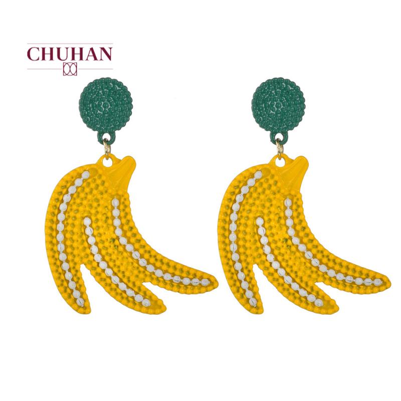 Stud CHUHAN Fashion Summer Acrylic Banana Fruit Big Earrings For Women Punk Hippop Long Party Club Jewelry J70
Stud CHUHAN Fashion Summer Acrylic Banana Fruit Big Earrings For Women Punk Hippop Long Party Club Jewelry J70