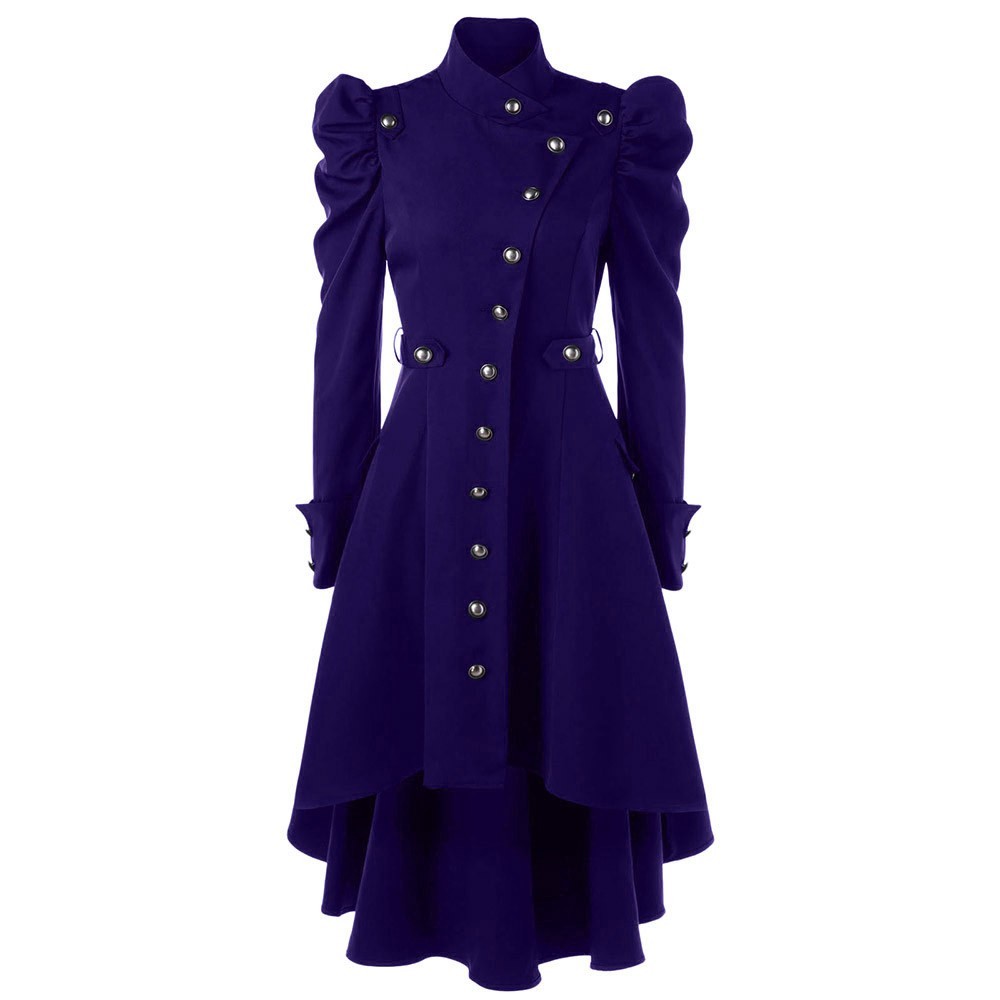 Vintage Steampunk Gothic Overcoat Winter Ladies Retro Jacket Autumn Women Wool Coat Long Sleeve 201104, Purple
Vintage Steampunk Gothic Overcoat Winter Ladies Retro Jacket Autumn Women Wool Coat Long Sleeve 201104, Purple