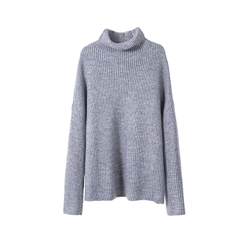 toppies autumn winter turtleneck sweater women oversized knitted tops soft warm pullovers 201030wtt