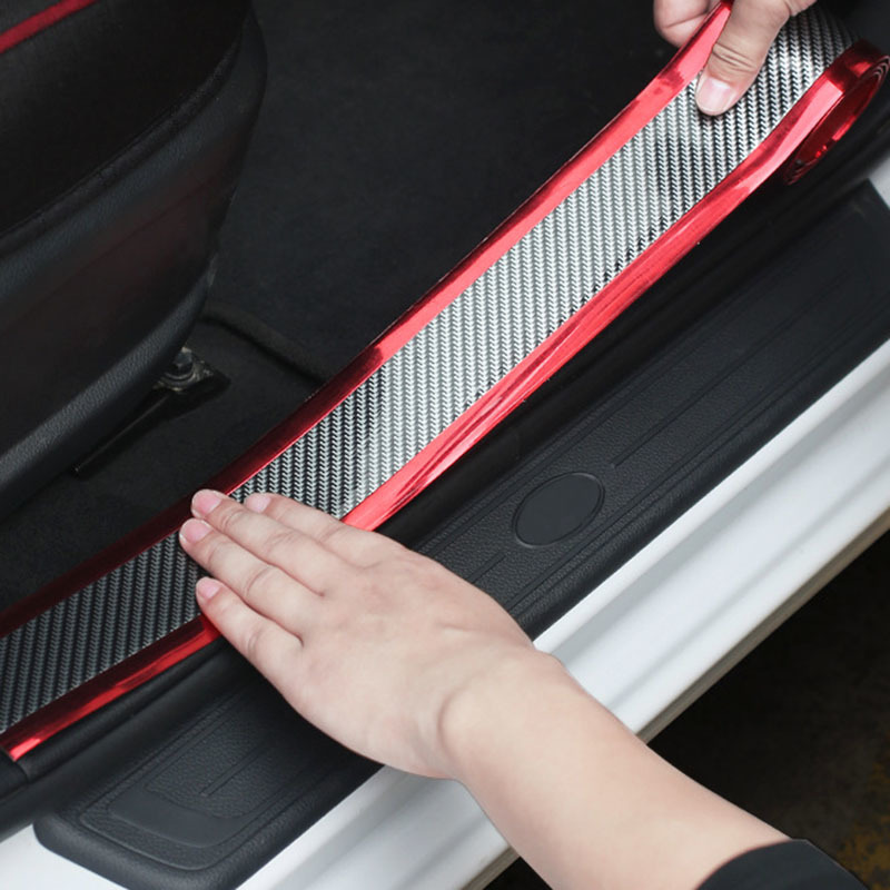 Universal Car Rear Trunk Protector Sticker Sill Anti-scratch Anti-collision Wear-resistant Decal Strip Door Bumper Guard