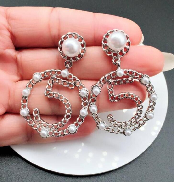 2023 Brand Designer Earring for Women Pearl Stud Earring Gift for Love Girlfriend Famous Brand Jewelry Accessories High Quality earrings, Silver
2023 Brand Designer Earring for Women Pearl Stud Earring Gift for Love Girlfriend Famous Brand Jewelry Accessories High Quality earrings, Silver