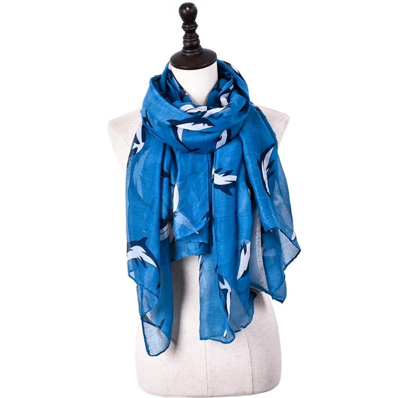 Fashion Sea Dolphin Design Viscose Leaping Ocean Whale Printed Shawls Animal Printing Hijab Scarf Wrap Muffler
Fashion Sea Dolphin Design Viscose Leaping Ocean Whale Printed Shawls Animal Printing Hijab Scarf Wrap Muffler