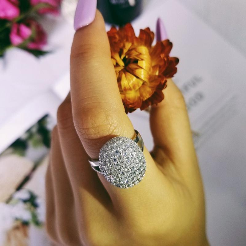 ARRIVAL 925 Sterling Silver Rings Two Gifts 88 CZ Diamonds Wedding Engagement for Women brand wholesale sepcial unique R103
ARRIVAL 925 Sterling Silver Rings Two Gifts 88 CZ Diamonds Wedding Engagement for Women brand wholesale sepcial unique R103