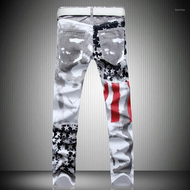 Wholesale-2016 Men Slim Jeans American USA Flag Printed Design Jeans Graffiti Print Casual Denim Trousers Plus Size29-421
Wholesale-2016 Men Slim Jeans American USA Flag Printed Design Jeans Graffiti Print Casual Denim Trousers Plus Size29-421