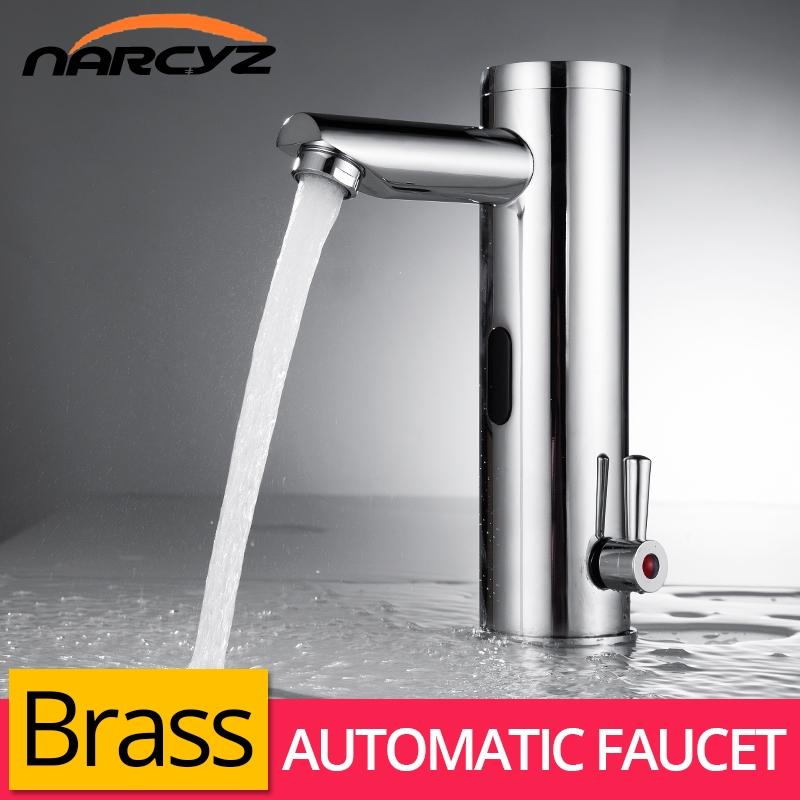 Basin Faucet Sensor Bathroom Automatic Hands Touch Free Water Saving Inductive Electric Water Tap Battery Power Faucets XR8804
Basin Faucet Sensor Bathroom Automatic Hands Touch Free Water Saving Inductive Electric Water Tap Battery Power Faucets XR8804