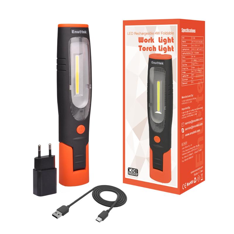 Rechargeable LED Work Light Portable Cordless LED Inspection Lamp Dual Hooks Torch Light with EU Plug Foldable Magnetic
Rechargeable LED Work Light Portable Cordless LED Inspection Lamp Dual Hooks Torch Light with EU Plug Foldable Magnetic