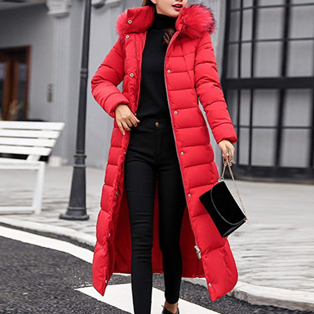 New Style Trendy Coat Women Winter Jacket Cotton Padded Warm Maxi Puffer Coat Lady Long Coats Parka Femme Jacket 201019