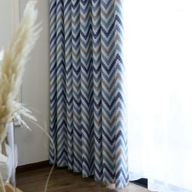 Modern geometric wave striped blackout window curtains for bathroom, home decor living room, kitchen curtain ( #LRNIH1801)1, Blue
Modern geometric wave striped blackout window curtains for bathroom, home decor living room, kitchen curtain ( #LRNIH1801)1, Blue