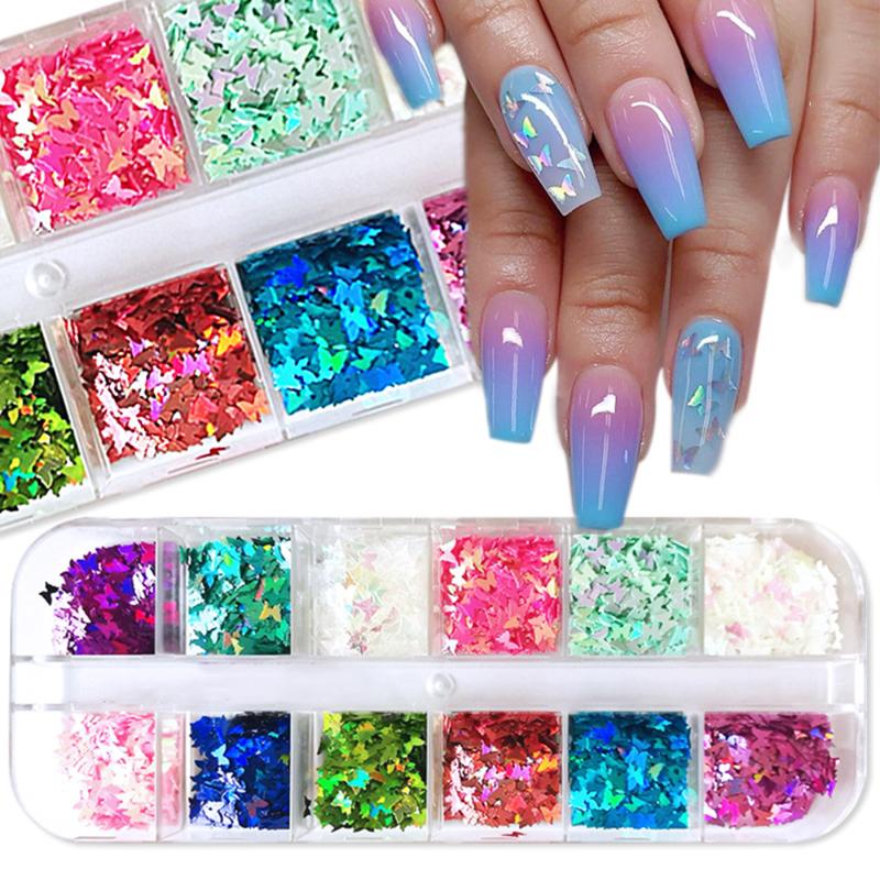 12 Colors Nail Decorations Colorful -thin Butterfly Sequin Manicure Laser Sequins DIY Shaped Sequins Nail Art Beauty Tools, J051591
12 Colors Nail Decorations Colorful -thin Butterfly Sequin Manicure Laser Sequins DIY Shaped Sequins Nail Art Beauty Tools, J051591