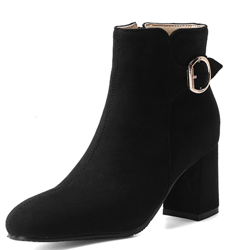 2021 New Flock Round Toe Leisure Ankle Boots Fashion Square High Heel Concise Autumn Winter Women Shoes Size 34-43 Pz3y, Wine red
2021 New Flock Round Toe Leisure Ankle Boots Fashion Square High Heel Concise Autumn Winter Women Shoes Size 34-43 Pz3y, Wine red