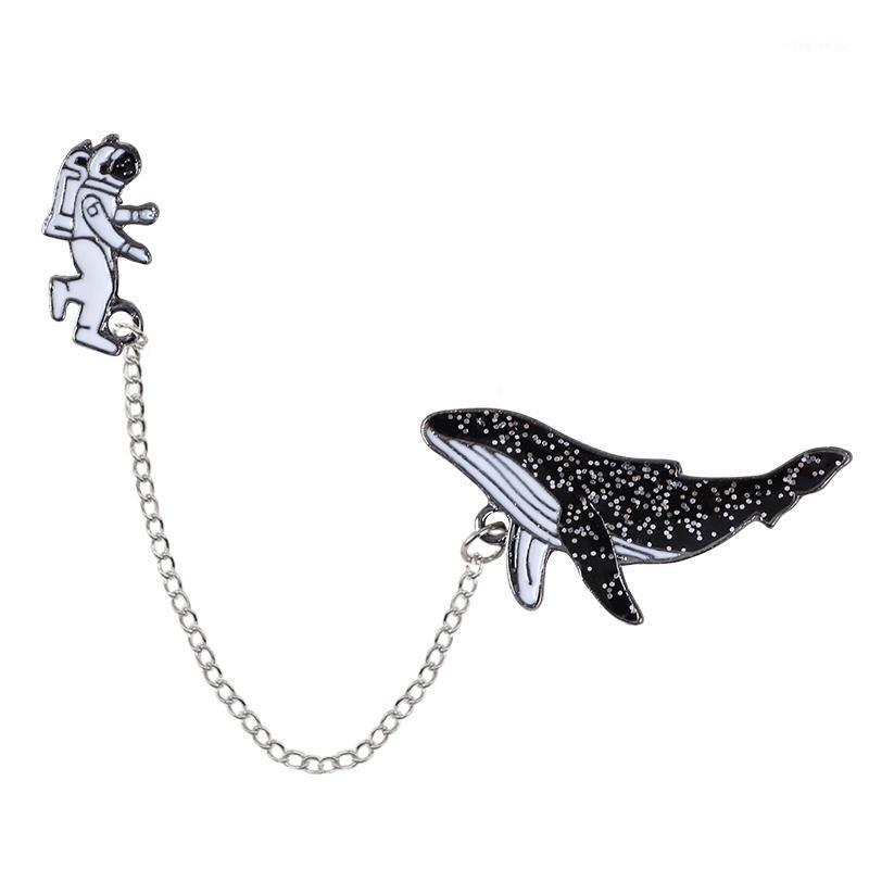 Pins, Brooches 2021 Animal Brooch Simple White Astronaut Black Dolphin Pin Alloy Charm Fashion Temperament Men And Women Jewelry Gift, Gray
Pins, Brooches 2021 Animal Brooch Simple White Astronaut Black Dolphin Pin Alloy Charm Fashion Temperament Men And Women Jewelry Gift, Gray