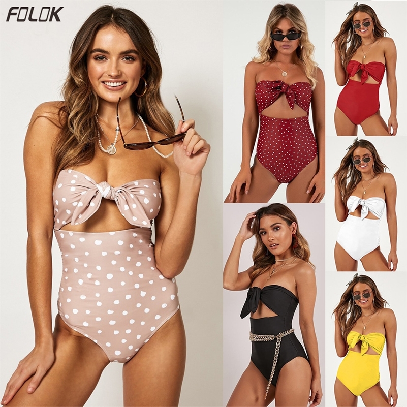 One Piece Swimsuit Women Beach Wear Dot Monokini Push Up Sexy Swimwear Bathing Swimming Suit Classic Bandeau Tankini Biquini Y200824, Brown
One Piece Swimsuit Women Beach Wear Dot Monokini Push Up Sexy Swimwear Bathing Swimming Suit Classic Bandeau Tankini Biquini Y200824, Brown