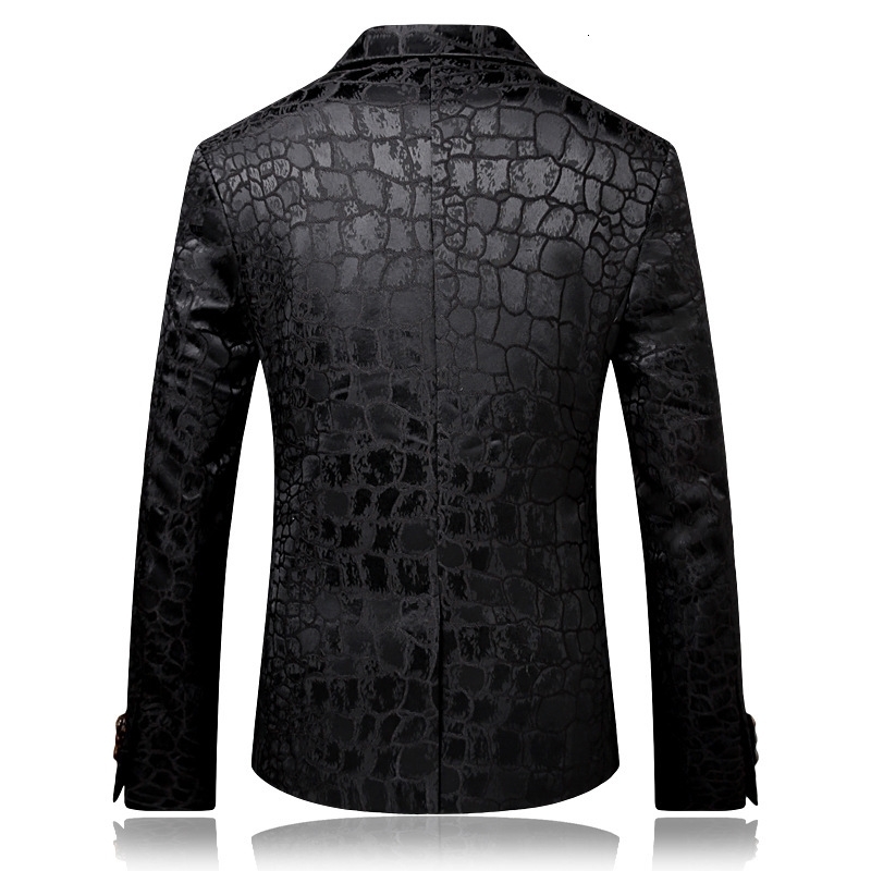 PYJTRL Trend Male Quality Fashion Casual Jacquard Blazers Blazer Men Veste Costume Homme 201104