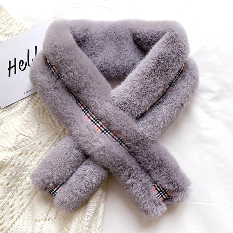 Scarves Fashion Soft Warm Woolen Scarf Women Winter Neckerchief Girl Cute Solid Ladies Fur Collar Cross
Scarves Fashion Soft Warm Woolen Scarf Women Winter Neckerchief Girl Cute Solid Ladies Fur Collar Cross