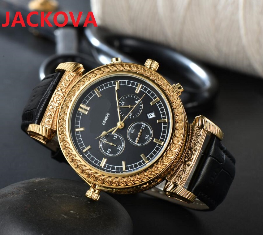 high-grade both sides dial working crime watches 45mm day date wristwatch men top designer quartz movement watch super gifts, As pic
high-grade both sides dial working crime watches 45mm day date wristwatch men top designer quartz movement watch super gifts, As pic