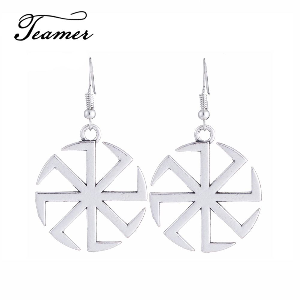 Teamer New Arrival Vintage Yellow Gold Color Sun Drop Earrings Slavic Talisman Earring for Woman Gift
Teamer New Arrival Vintage Yellow Gold Color Sun Drop Earrings Slavic Talisman Earring for Woman Gift