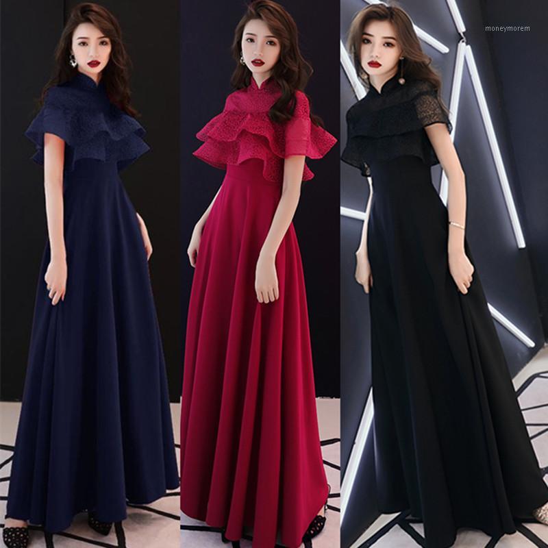 

New toast suits the bride long marriage temperament dress fashionable dress elegant atmosphere of the1, Black