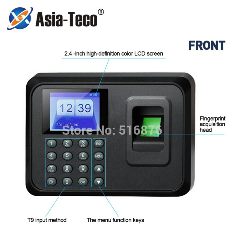 Biometric Fingerprint Time Attendance Time Clock Recorder Employee Digital Electronic Attendance Machine W/ Charger Adapter
Biometric Fingerprint Time Attendance Time Clock Recorder Employee Digital Electronic Attendance Machine W/ Charger Adapter